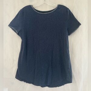 Ruff Hewn Dark Blue Short Sleeve Top, size M